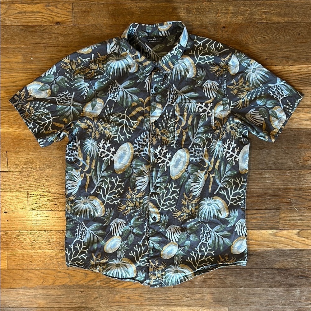 Alpine Design Phantom Hawaiian Men's Shirt - Multicolor size Medium